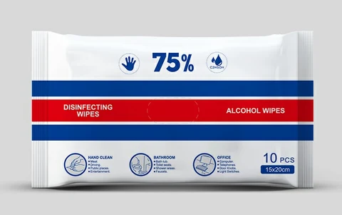 SANITIZING WIPES 포장