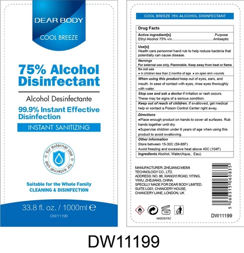75% Alcohol Disinfectant 포장