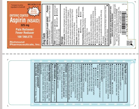 Aspirin 포장