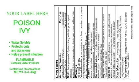 Your Logo Here Poison Ivy First Aid 포장