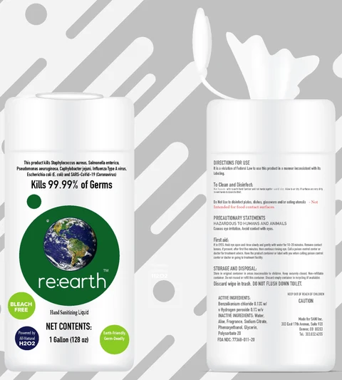 reEarth Hand Sanitizer 포장
