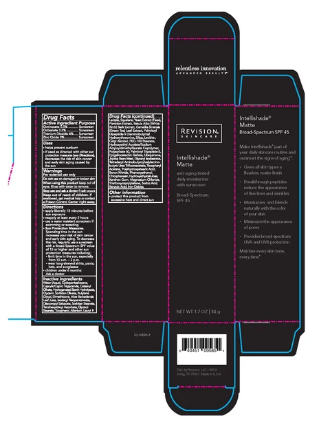 Tinted Moisturizer Matte Broad Spectrum SPF 45 packaging
