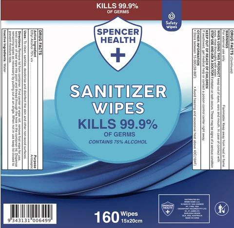 Hand Sanitizer packaging