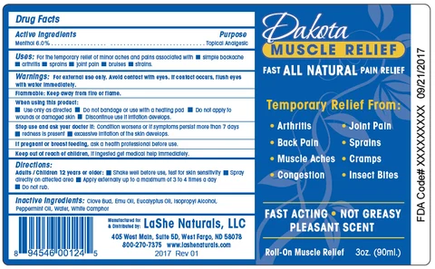 Dakota Muscle Relief Roll-On 포장
