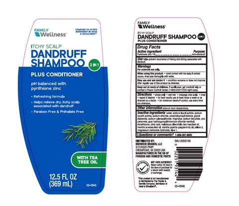 Walgreens Dandruff Conditioner 2 in 1 Itchy ScalpAnti-dandruff packaging