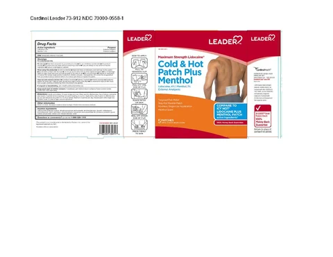 Cold and Heat Lidocaine Patch Plus Menthol 포장