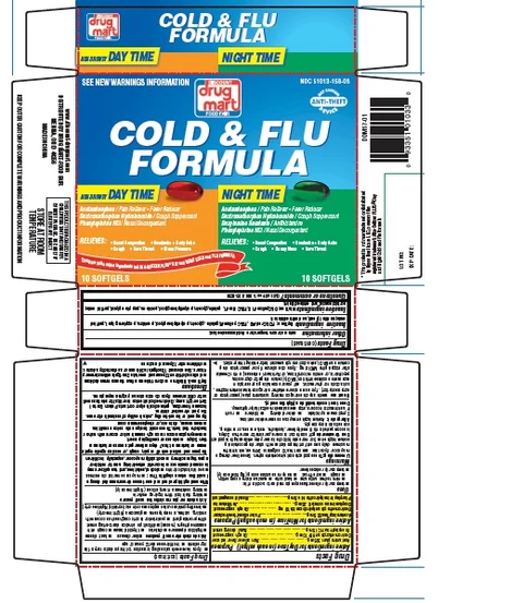 DAY TIME and NIGHT TIME COLD and FLU FORMULA 포장