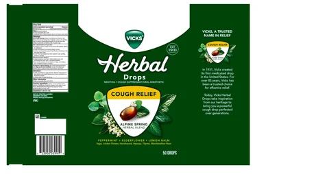 Vicks Herbal Drops 포장