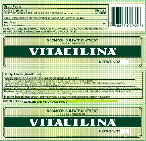 Vitacilina 포장
