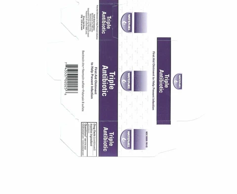 Water-Jel 3-in-1 Antibiotic packaging