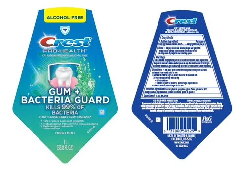Crest Pro HealthGum plus Bacteria Guard 포장