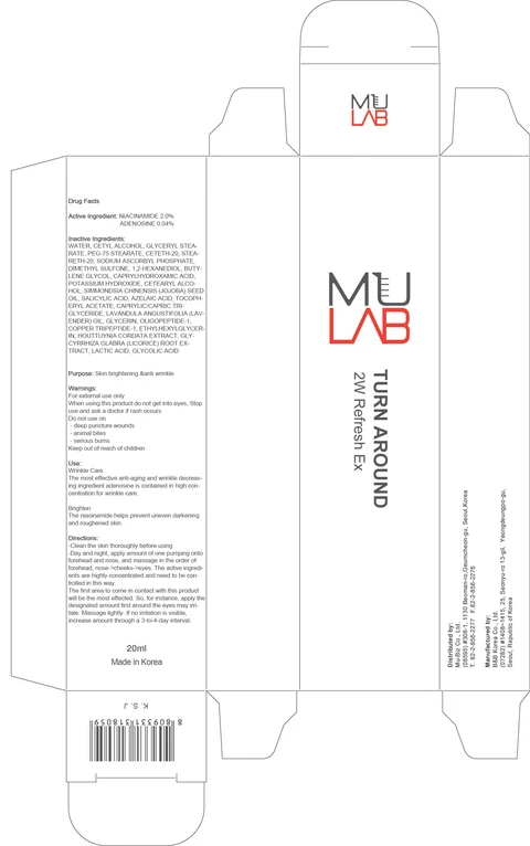 MU LAB TURN AROUND 2W Refresh Ex packaging