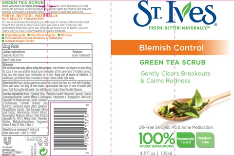 St. IvesGreen Tea Scrub packaging