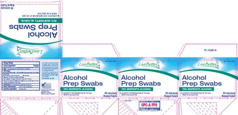 Isopropyl Alcohol Prep Swab 포장
