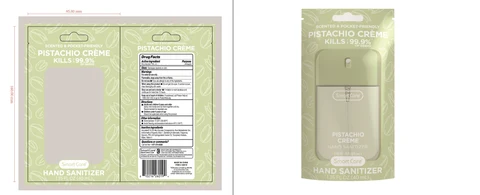 Smart Care Hand Sanitizer Pistachio Creme 포장