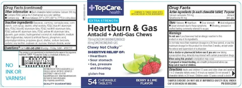 TopCare Cherry Berry Lime Antacid HBG packaging