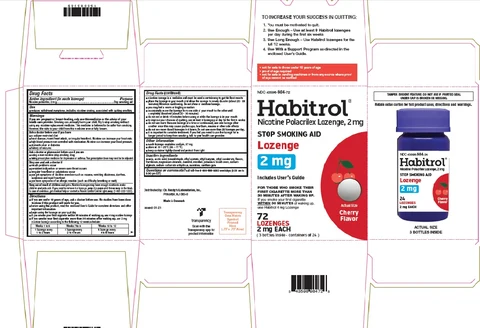 Habitrol Lozenge Cherry packaging
