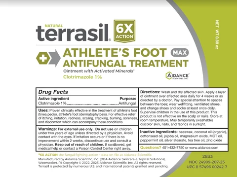 Terrasil Athletes Foot AntiFungal Treatment Max packaging
