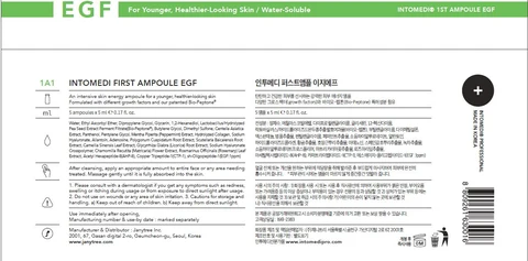 INTOMEDI FIRST AMPOULE EGF packaging