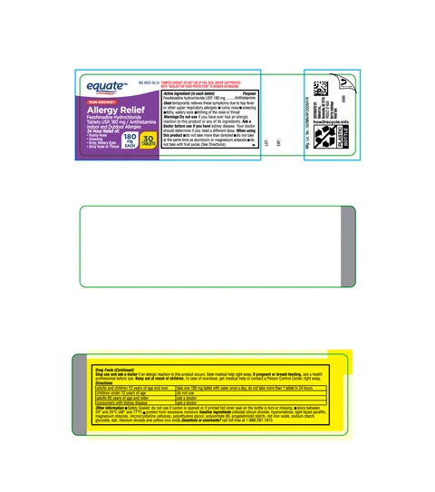equate allergy relief packaging