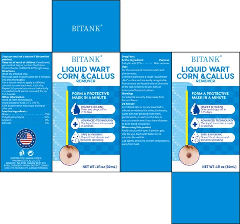 BITANK Liquid WART CORN CALLUS REMOVER 포장