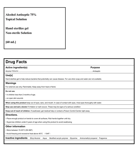 60 mL Label