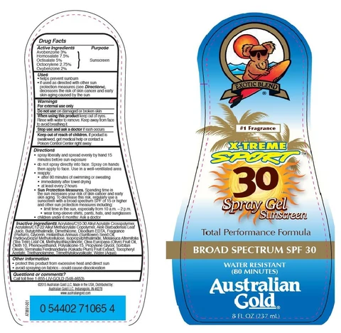 Australian GoldBroad Spectrum SPF 30 포장