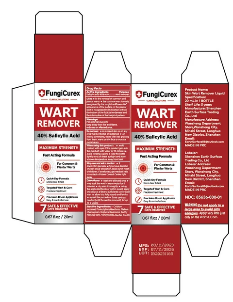 Skin Wart Remover Liquid packaging