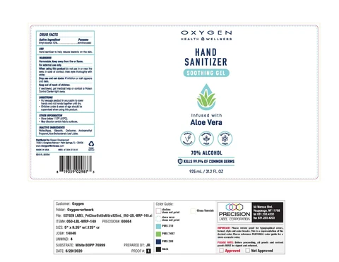 Hand Sanitizer packaging