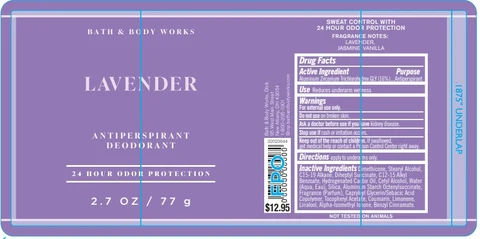 Antiperspirant DeodorantLavender 포장