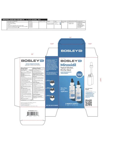 Bosley MD Extra Strength for Men 포장