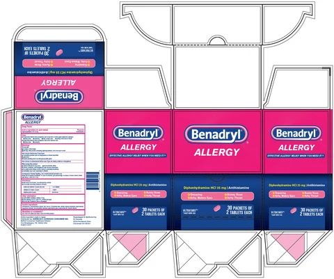 Benadryl Allergy 포장
