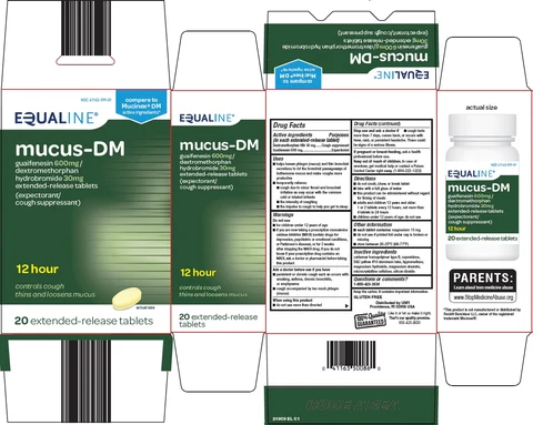 equaline mucus dm packaging