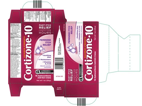 Cortizone 10 Feminine Itch Relief 포장