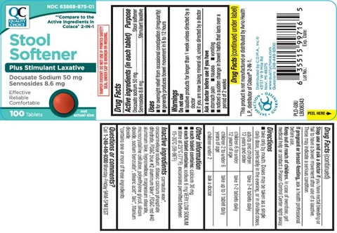 Stool SoftenerStimulant laxative packaging
