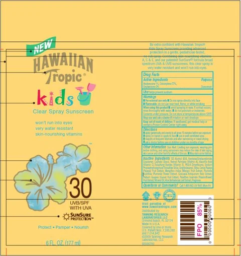 Hawaiian Tropic Kids SPF 30 packaging