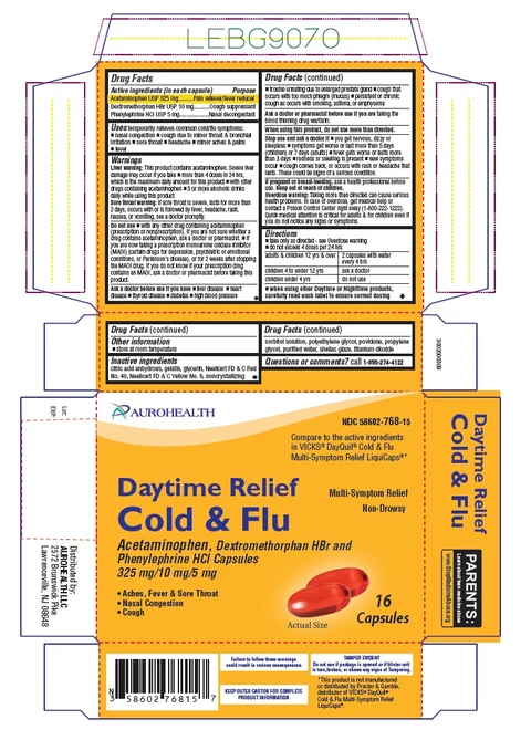DAYTIME COLD AND FLU MULTI-SYMPTOM RELIEF 포장