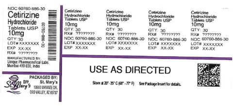 Cetirizine Hydrochloride 포장