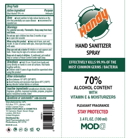 HAND SANITIZER 포장