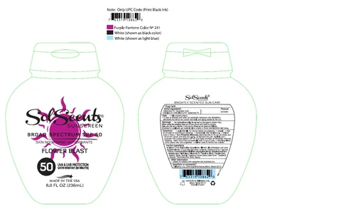 Concept IISolScents Broad Spectrum SPF 50 Flower Blast 포장