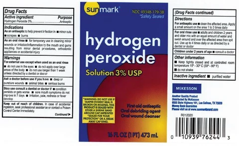 Sunmark Hydrogen Peroxide 3 Percent 포장