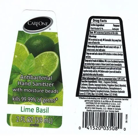 CAREONELIME BASIL packaging