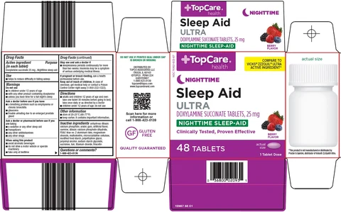 topcare sleep aid 포장