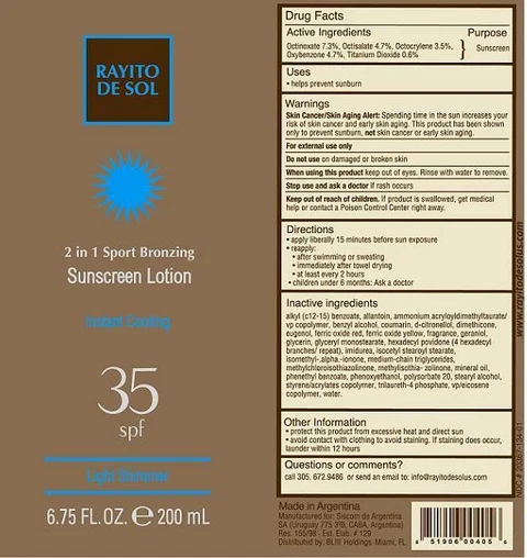 Rayito de SolSPF 35 포장