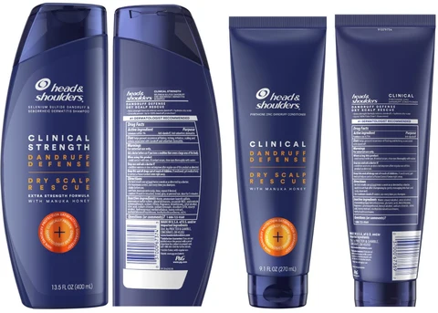 Head and Shoulders Clinical Dry Scalp Rescue Kit packaging