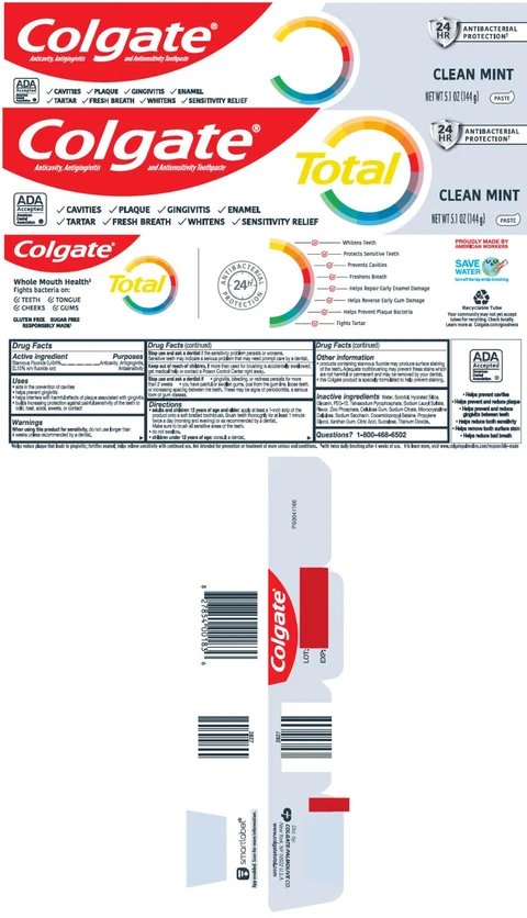 Colgate Total SF Clean Mint 포장