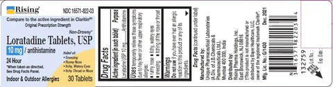 Loratadine packaging