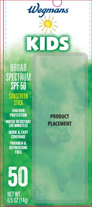 Kids Sunscreen SPF 50Wegmans packaging