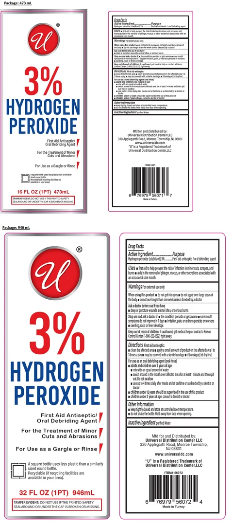 3% HYDROGEN PEROXIDE 포장