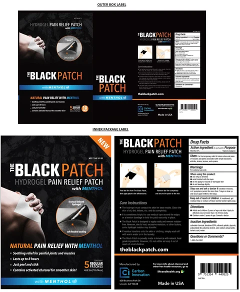 THE BLACK Patch 포장